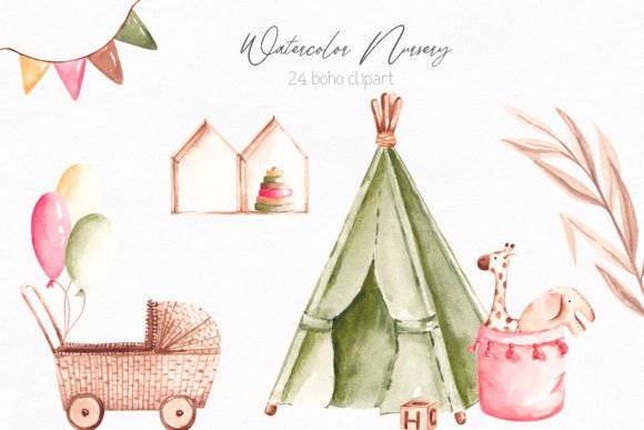 Download Boho Nursery Clipart - Boho Collection