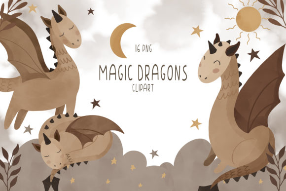 Download Dragon Clipart, Boho Baby Clipart - Boho Collection