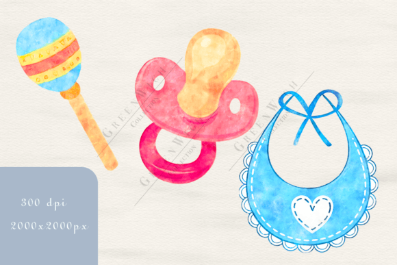 Download Watercolor Boho Baby Clipart - Boho Collection