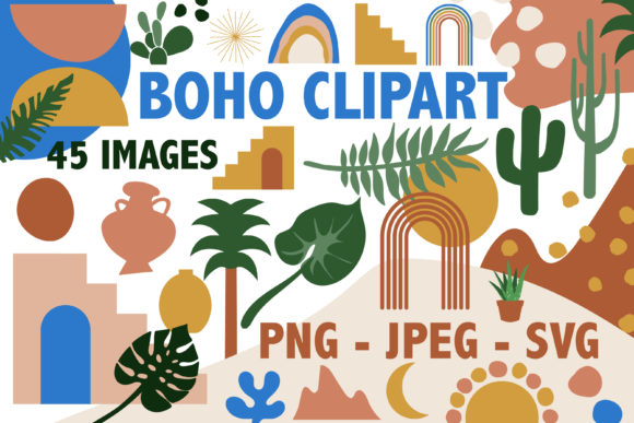 Download Boho Design Elements - 45 Images - Boho Collection