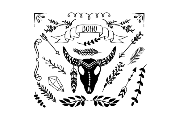 Download Boho Design Elements - Boho Collection