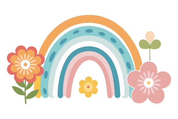 Download Boho Rainbow Design Art Vector - Boho Collection